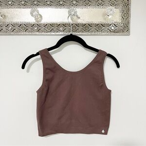 Cali Sport Brown Sports Lounge Bra Small